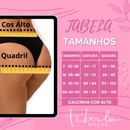 Kit 12 Calcinhas Cintura Alta Tanga ou Fio Dental sem Costura